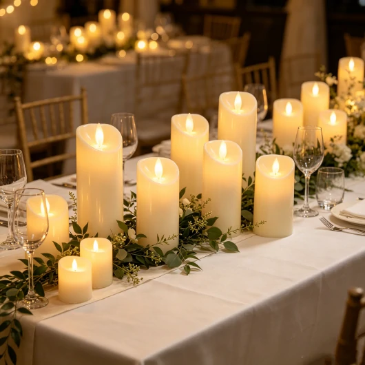 7.5 Diameter LED Pillar Candle