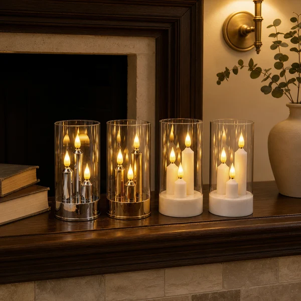 LED Christmas Candle Lights Battery Operated Flickering Flameless