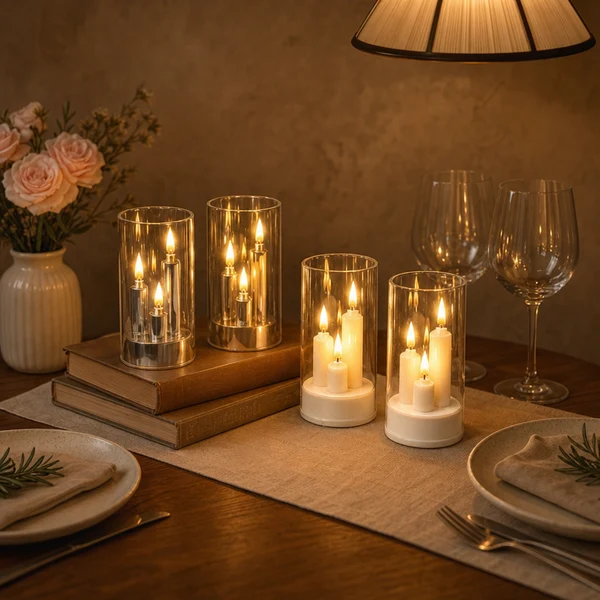 LED Christmas Candle Lights Battery Operated Flickering Flameless